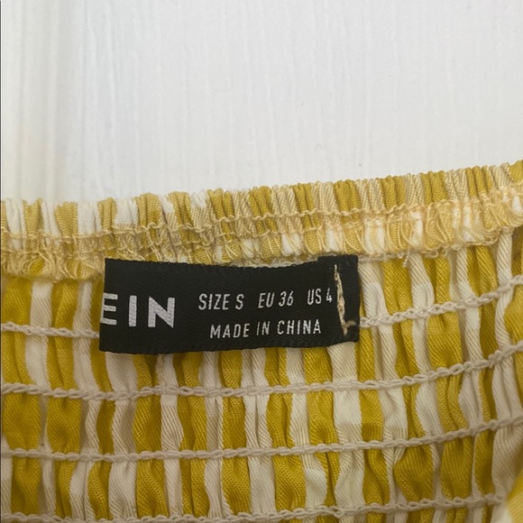 Yellow Gingham Tie-Front Top - Picture 2 of 3